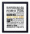 Gold Foil Art Print - Boston City Landmarks Typography With Gold Foil Home Sweet Home 8x10 inches - Unframed