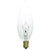 Sunlite 60CTC/32/CD2 Incandescent 60-Watt, Candelabra Based, Chandelier Bulb, Torpedo Tip, Clear, Carded 2-Pack