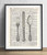 Silverware Illustration Vintage Upcycled Dictionary Art Print 8x10