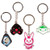 Overwatch Keychain Accessory 4 Pack - D.Va, Widowmaker, Ana and Lucio - Gamer Character Icon Symbol