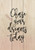 P. GRAHAM DUNN Chase Your Dreams Today Natural 4.5 x 6.5 Solid Wood Mini Tabletop Sign