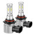 9006 LED Headlight Bulbs Fog Light, 3570 CSP Chips 5000 Lumens 6000K Xenon White Extremely Bright HB4 Fog Lamp Conversion Kit