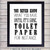 Bathroom Typography Wall Art Print - 8x10 Unframed Photo - Makes a Great Gift - Chic Home Decor - Humorous