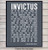 Invictus Poem Quote Wall Art Print - Motivational Inspirational Home Decor for Bedroom, Den, Office, Classroom or Dorm Room - Makes a Great Gift for Teachers, Graduation, Kids - 8x10 Photo - Unframed