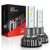Aukee H1 LED Headlight Bulbs, 50W 10000 Lumens Extremely Bright 6000K CSP Chips Conversion Kit