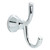 Delta LOR35-PC Lorain Double Multi-Purpose Bath Hardware Accessory Robe Towel  Hook, Polished Chrome