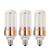 Bogao E17 Corn Light Bulbs, 90W Equivalent, 10W, 1000 Lumens, Warm White 3000K,LED Bulbs for Ceiling Fan, Headboard Reading Light, Intermediate E17 Base, 3 Pack 3000K (Warm White)