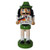 Santa's Workshop Germany Nutcracker, 10" Tall, Green/White