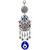 Bead Global Turkish Hand of Mother Fatima Blue Evil Eye Home Blessing Charm - Hamsa and Blue Evil Eye Hanging Ornament Wall Decor (Colourful 1)