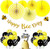 Set of 32 Zorpia Happy Bee Day Banner Happy Bee Day Cake Topper Bumble Bee Baby Shower Decoration Bumble Bee Balloons for Baby Shower 1st Birthday Bumble Bee Decor Bee Party