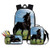 Dispalang Horse Backpack and Cooler Bag for Boys Animal Print School Bookbag Girls Satchel Bagpack Pencil Case