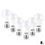 LEDGLE 8W LED Light Bulbs Efficient LED Lamp Bulb, 70W Incandescent Bulbs Equivalent, 750lm, Warm White, 3000K, Non-dimmable Bulb, 270 Beam Angle, E26 Base Globe Bulbs (Set of 6)