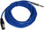 Seismic Audio - SATRXL-M25Blue - 25 Foot Blue XLR Male to 1/4 Inch TRS Patch Cable Snake Cords - Balanced
