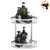 ADOVEL Corner Shower Caddy Adhesive Bathroom Shelf, Aluminum Rustproof, No Drilling - 2 Tiers