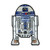 Disney Star Wars R2-D2 Profile Patch Droid Officially Licensed Iron On Applique