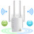WiFi Range Extender, Aigital AC1200 Dual Band WiFi Internet Signal Booster Wireless Repeater for Router, Easy Setup with WPS Extends 2.4 & 5GHz WiFi to Smart Home & Alexa Devices-High Speed 1200Mbps