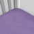 Magnolia Organics Fitted Interlock Crib Sheet - Bassinet, Orchid Purple