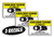 3 Pack - Video Surveillance CCTV Decals Sticker Decal Label Video Closed Circuit Camera