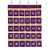 HanLingGG Numbered Classroom Pocket Chart for Cell Phones Calculator Holders Hanging Organizer with 4 Metal Hooks (30 Pockets Purple)