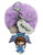 Aibearty Cute Keychain Pom Pom Car Keychain Girl Keyring Fur Ball Key Chain Bag Backpack Pendant