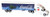 Motor City Classics Bears and Tree Long Hauler (1:64 Scale), White/Blue