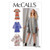 McCall Patterns M7532E50 Misses' V-Neck, Flared-Sleeve Dresses