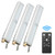 Under Cabinet Lighting Remote Control, Dimmable 10-LED Wireless Under Counter Lighting, Battery Operated Closet Light, 3 Pack