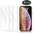iPhone Xs 2018 iPhone X 2017 Screen Protector - Tempered Ballistic Glass Screen Protector for iPhone Xs/iPhone X 2017 [Case Friendly] [Easy Install] [3D Touch] [Ultra Clear] [Shatter Proof] [4-Pack]