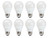 TCP 60 W Equivalent, Value LED A19 Light Bulbs, Non-Dimmable, Soft White (8 Pack)