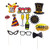 BinaryABC Happy New Year Photo Booth Props 2019,New Years Eve Party decorations,12Pcs