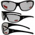 Sparrow Bifocal Safety Glasses By Birdz - Black Frames 2.0 Clear Lenses