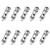 RuiLing 10pcs 2.1mm RC Airplane Pushrod Linkage Stopper Model Airplane Electric Aircraft DIY Parts Screw Type Lock Fast Adjustable Pull Push Rod Adjuster