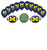 Mayflower Products Michigan Wolverines Football Tailgating Party Supplies Balloon Bouquet Decorations