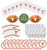 Mayflower Products University of Texas Longhorns Football Football Tailgating Party Supplies for 20 Guest and Balloon Bouquet Decorations