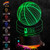 Basketball 3D Night Light for Boys,NBA Birthday Gift Lamp, Light Up Basketball Gifts 3D Illusion Lamp 7 Colors Changing Sport Fan Room Decoration Kids Room Idea