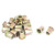 Uxcell a15111600ux0341 20 Pcs M10 Flat Head Hex Body Open End Blind Rivet Nuts Nutserts Fasteners