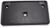 Crash Parts Plus Front Black License Plate Bracket for Jeep Commander, Grand Cherokee CH1068113
