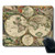 Decorative Art Print Vintage World Map Mouse Pad