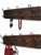 Set of 2 Entryway Coat Rack Wall Mounted Rustic Coat Hooks Wall Mounted Wood Hanging Coat Rack Farmhouse Hooks