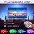 BASON Led Strip Lights for 42-50" HDTV/Wall Mount TV, USB Powered TV Led Backlight with Remote Control, 8.33ft Led Strips TV Bias Lighting for Room Decorations Entertainment Center Home Movie Theater.
