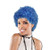 Windy City Novelties Afro Costume Wig 70's 80's Disco Theme (Blue)