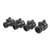 4 Pack Garden Hose Shut Off Valve, 3/4'' Thread Plastic Water Hose Connector Shutoff Ball Valve