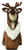 ComfyCamper Reindeer Costume Winter Play Sweatshirt Hoodie Boys / Girls (4-6 Years)