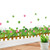 Amaom Removable Beautiful Green Flowers and Clover Wall Decals Murals Home Art Decor Peel Stick Wall Stickers for Wall Corner Kids Room Bedroom Living Room Nursery Room Classroom Decorations