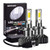 H7 LED Headlight Bulbs Conversion Kit,Mini Design COB Chip High Low Beam Fog Light H4/9003/HB2 Hi/Lo Plug Play Bright 8000LM 6500K White Headlamp,Infitary Car LED Headlight Bulbs Replacement