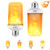 Led Light Bulbs,Realistic Flame Effect Light Bulbs,7W E26 4 Modes Fire Flickering Smart Light Bulb for Halloween Decorations,Christmas Lights,Home,Hotel,Bar,Party,Cafe Decoration(2 Pack)