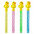 Colorful Bubble Wands Summer Toys 14 Inches, 4 Pack - Non-toxic Smelless Fun Indoor Outdoor Activity Bubble Maker Water Toy For Kids Child of All Ages Birthday Party, Bubble Party Favors