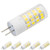 G6.35 LED Light Bulbs 5 Watts 120 Voltage Warm White 3000K G6.35/GY6.35 Bi-Pin Base 45W Halogen Bulbs Equivalent (Pack of 5)