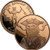 1 oz .999 Pure Copper Round/Challenge Coin (Blackbeard)