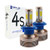 SOCAL-LED 2x 4S H7 Headlight Bulbs LED Conversion Kit 80W 8000LM COB LED Bulb, 6000K Crystal White, 4-Sided Light